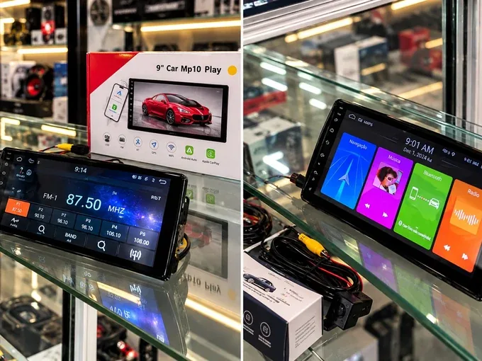 Centrais multimídia Android expostas na Thunder Som